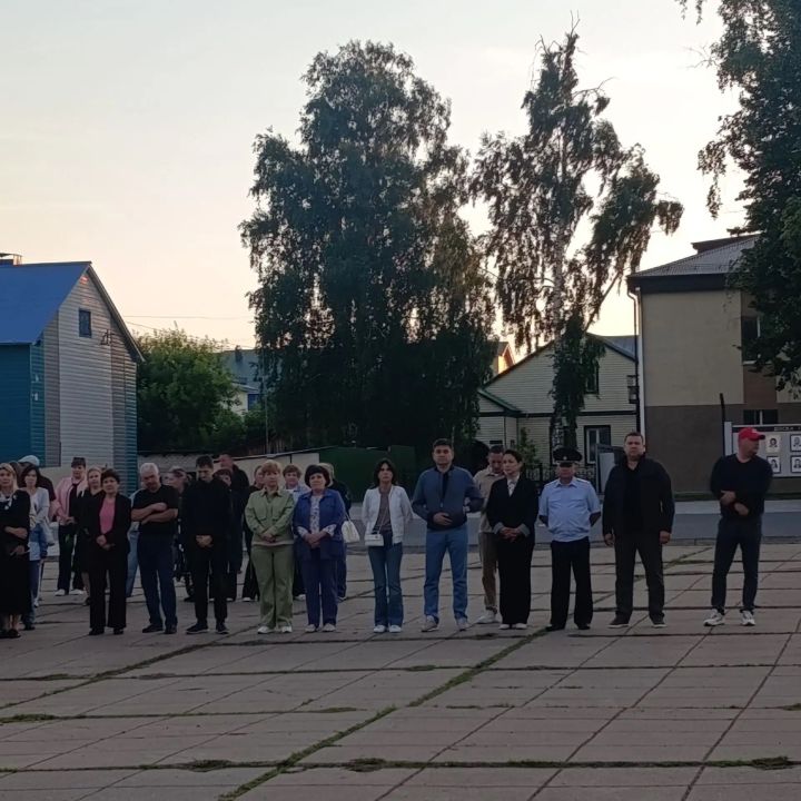 В городе Болгар прошла традиционная патриотическая акция «Свеча памяти»