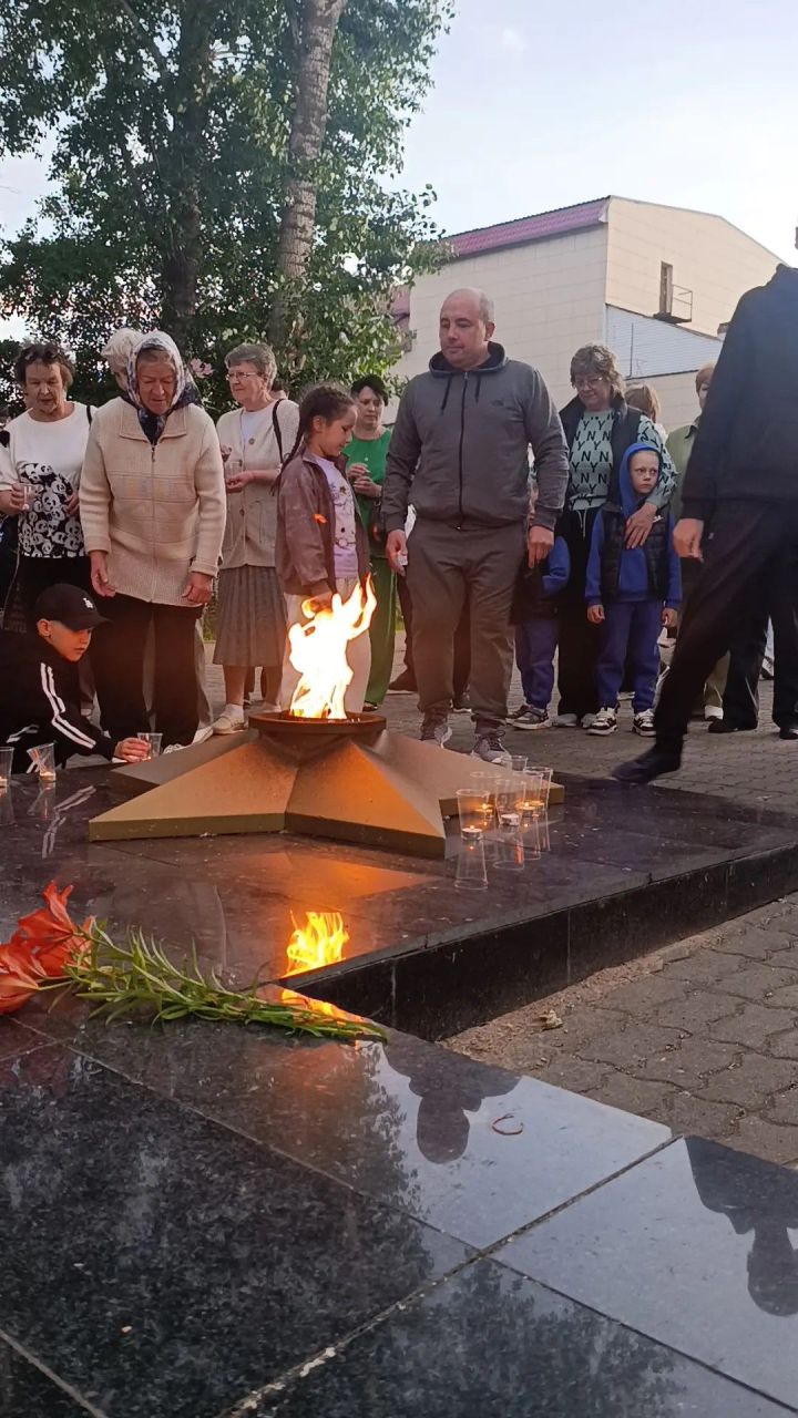 В городе Болгар прошла традиционная патриотическая акция «Свеча памяти»