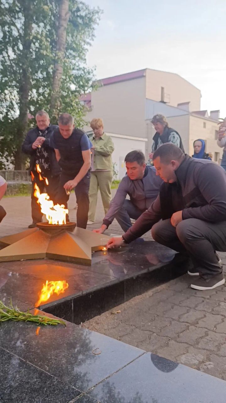 В городе Болгар прошла традиционная патриотическая акция «Свеча памяти»