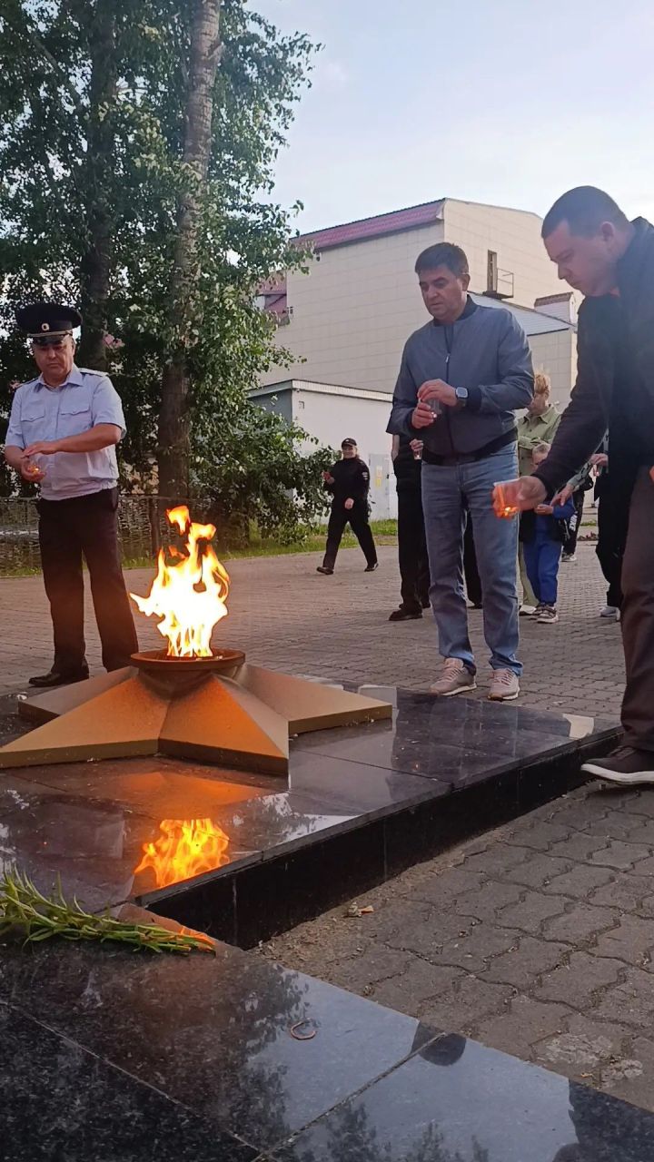 В городе Болгар прошла традиционная патриотическая акция «Свеча памяти»
