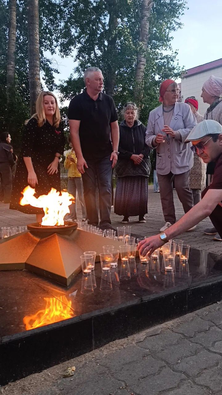 В городе Болгар прошла традиционная патриотическая акция «Свеча памяти»