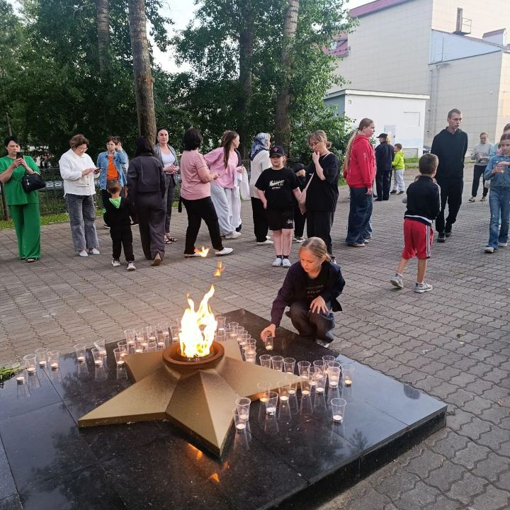 В городе Болгар прошла традиционная патриотическая акция «Свеча памяти»