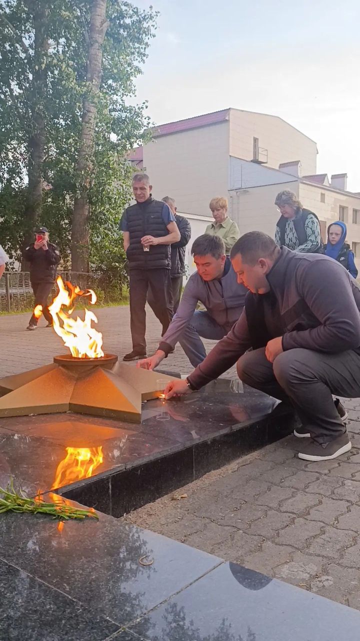 В городе Болгар прошла традиционная патриотическая акция «Свеча памяти»