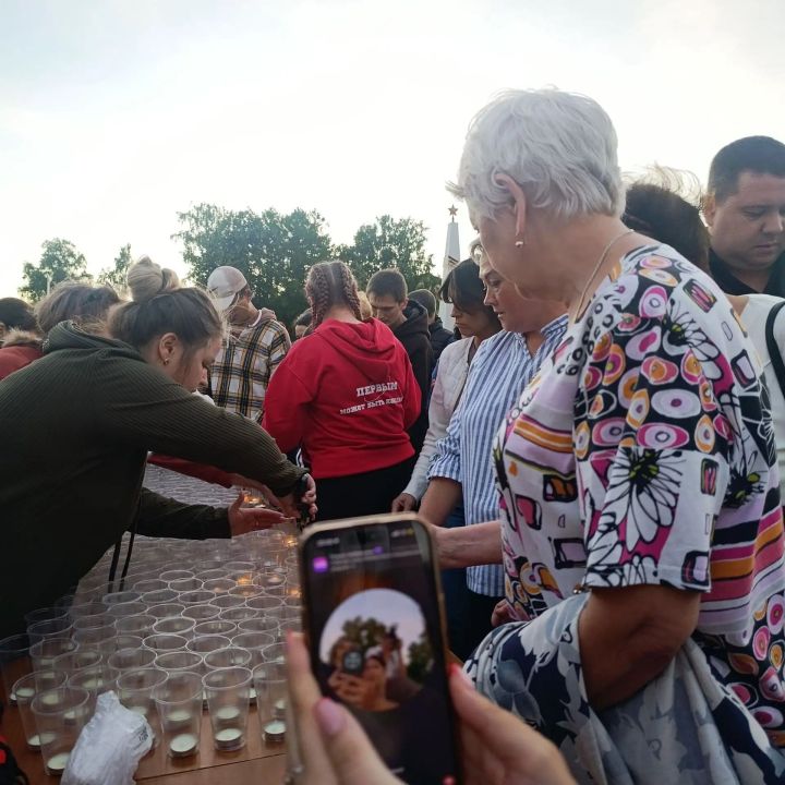 В городе Болгар прошла традиционная патриотическая акция «Свеча памяти»