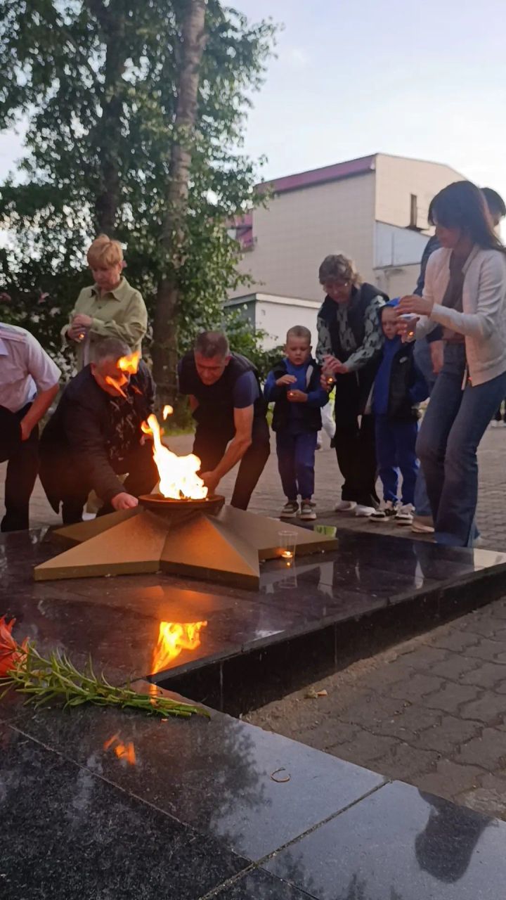 В городе Болгар прошла традиционная патриотическая акция «Свеча памяти»