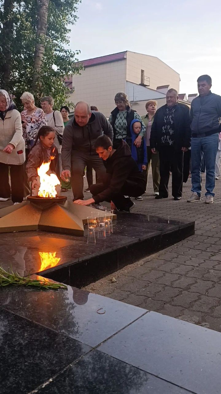 В городе Болгар прошла традиционная патриотическая акция «Свеча памяти»