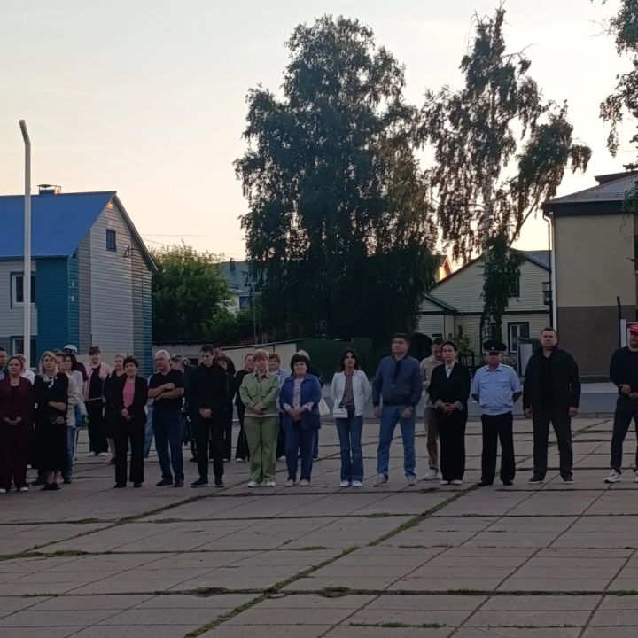В городе Болгар прошла традиционная патриотическая акция «Свеча памяти»