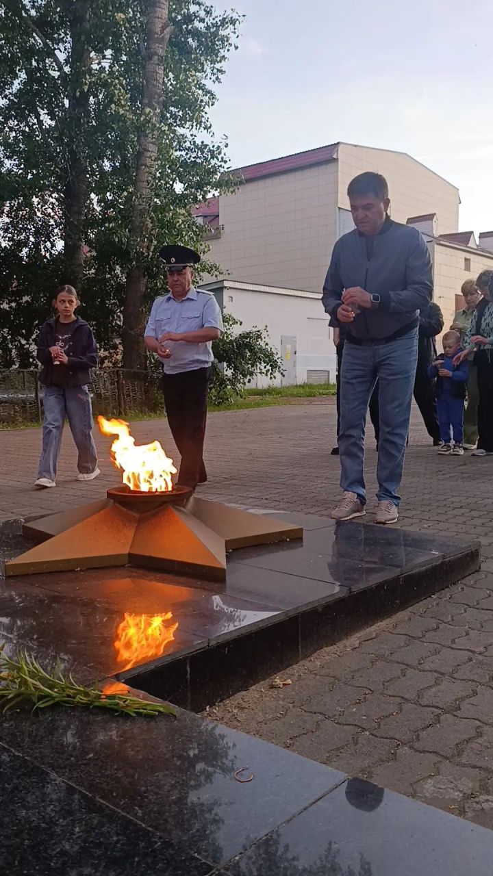 В городе Болгар прошла традиционная патриотическая акция «Свеча памяти»