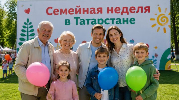 Более 700 праздничных событий объединят Татарстан в рамках «Семейной недели»