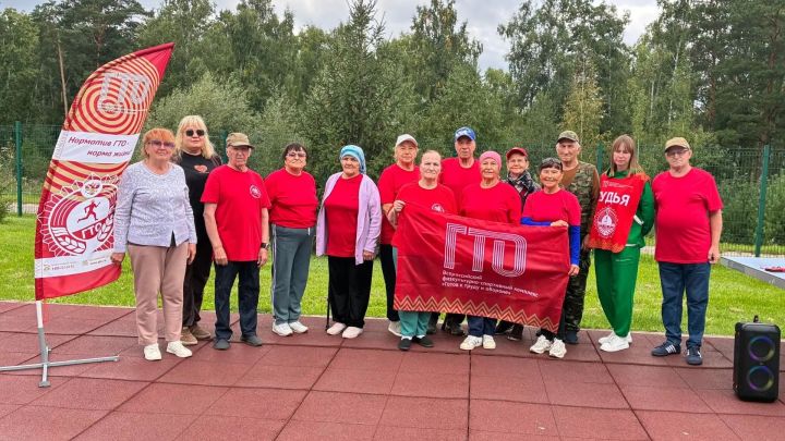 В Болгаре прошло спортивное мероприятие «Эликсир здоровья ГТО 55+»