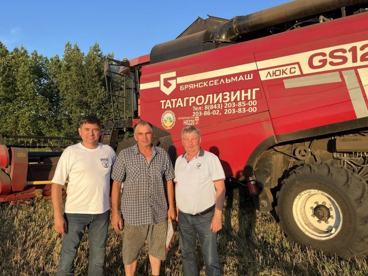 В Спасском районе чествовали лучших комбайнеров