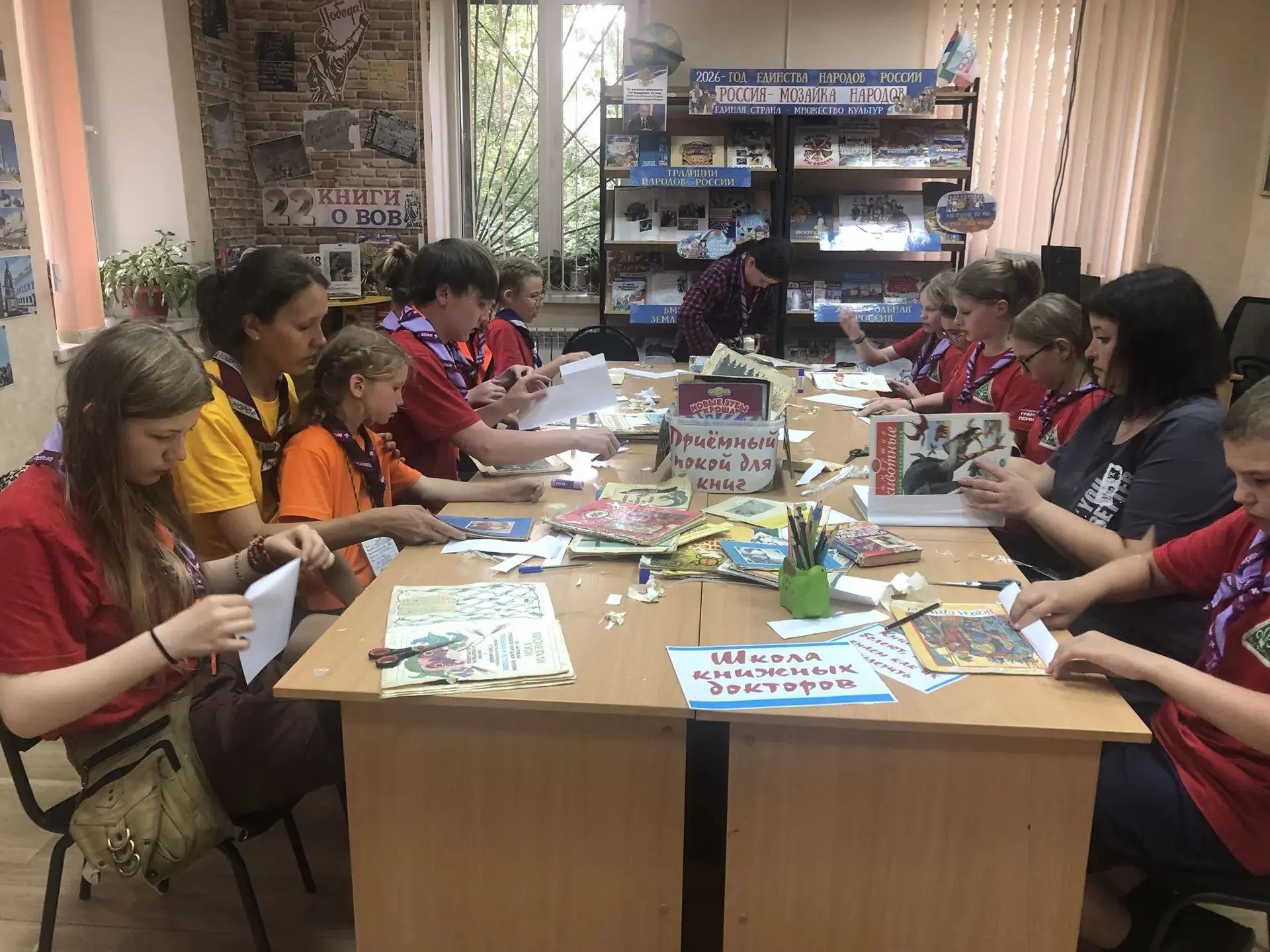 В детской библиотеке Болгара открылась мастерская «Книжкин доктор»