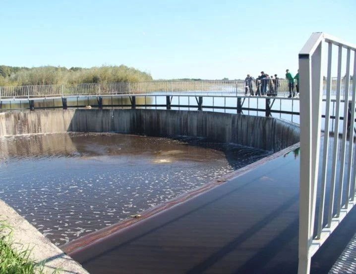 Обновлённая плотина в селе Никольское Спасского района
