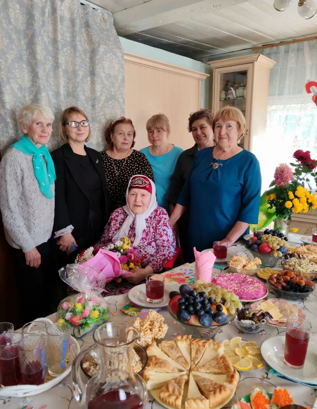 Ветерана-педагога из Спасского района поздравили с 90-летним юбилеем