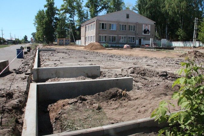 В Болгаре ведутся работы по благоустройству участка улицы 40 лет Октября