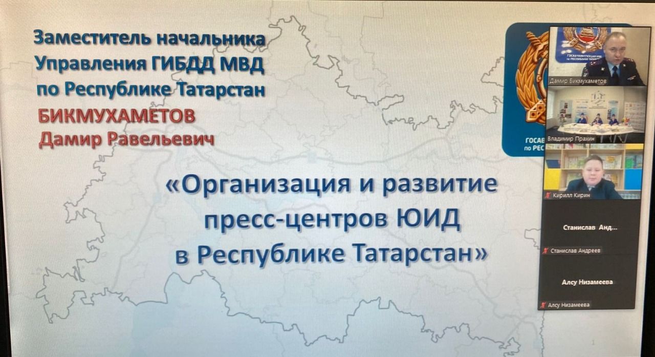 В РТ прошел II вебинар по работе пресс-центров ЮИД 