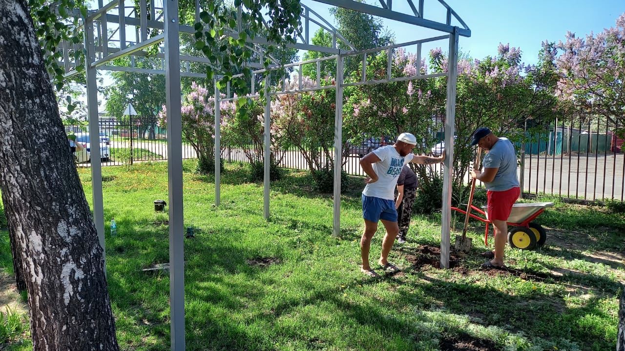 В Спасском ДИПИ начали строительство спортивной площадки для инвалидов