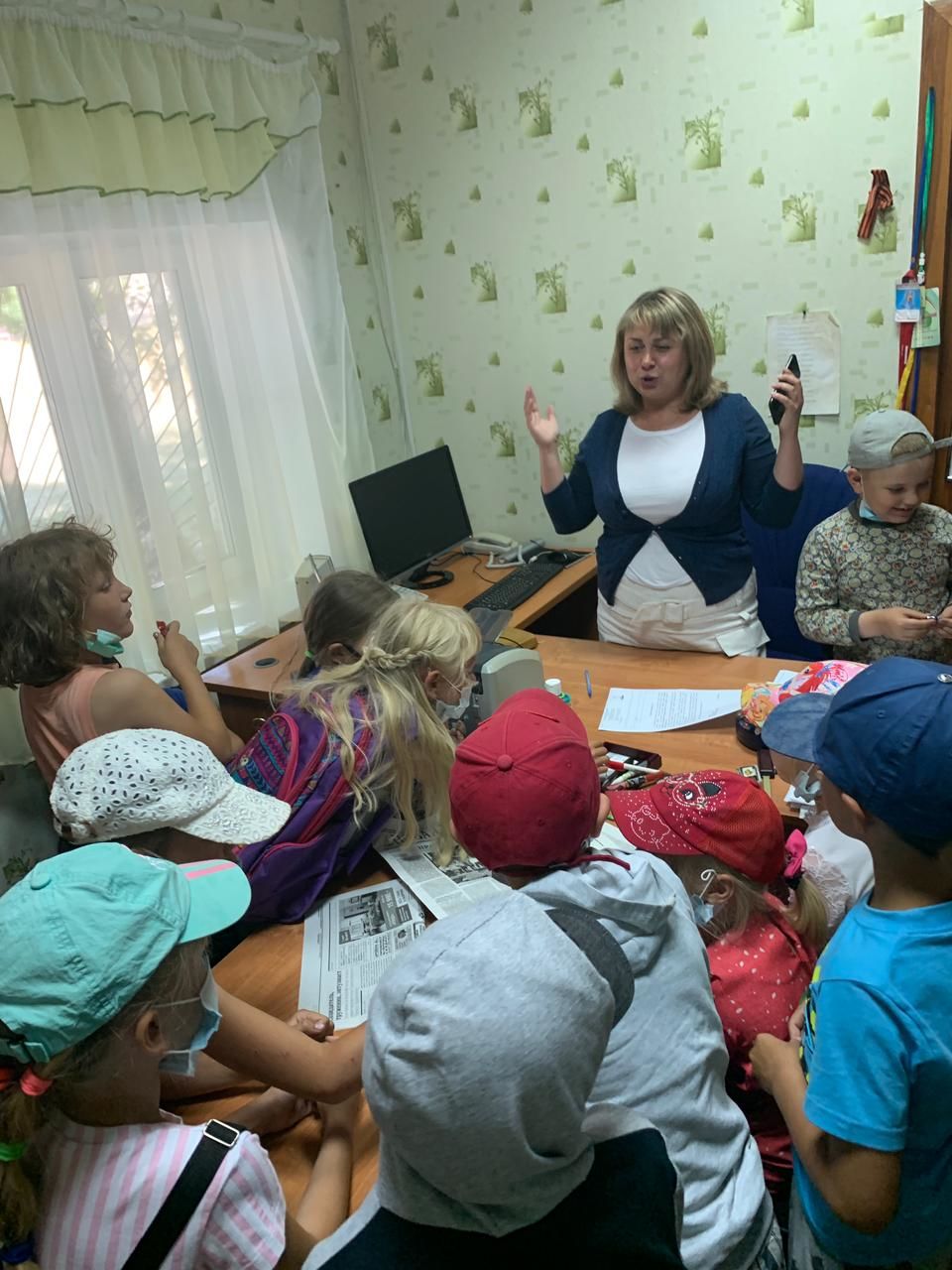 Дети из пришкольного лагеря трёхозёрской школы побывали в редакции «Новой жизни»