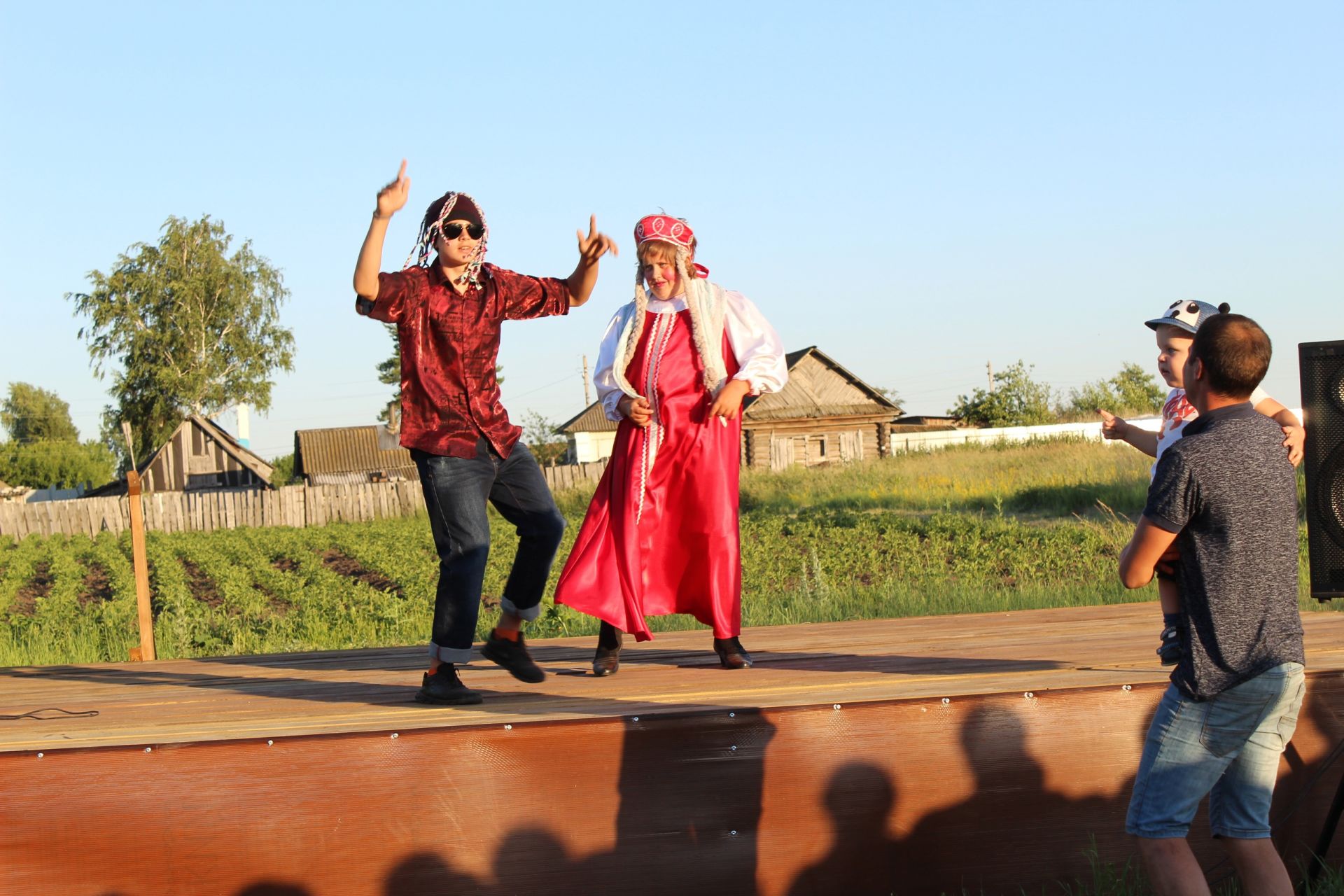 В Кузнечихе на Дне села показали театрализованное представление