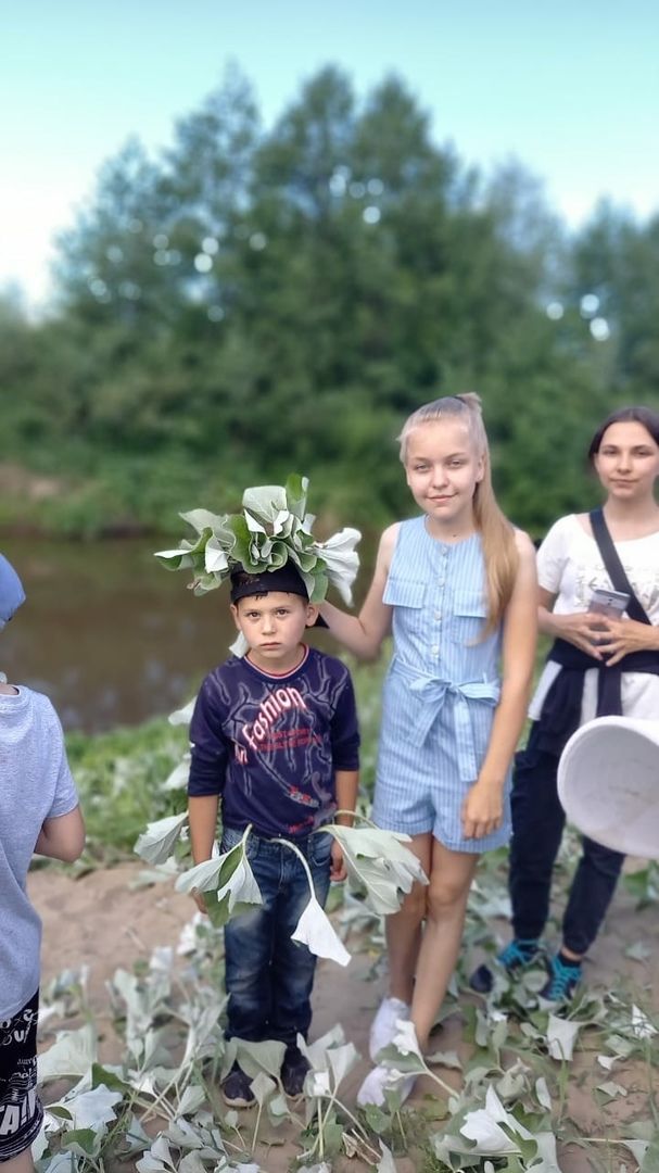 Ребята из пришкольного лагеря "Летняя сказка" Бураковской школы побывали в гостях у Водяного