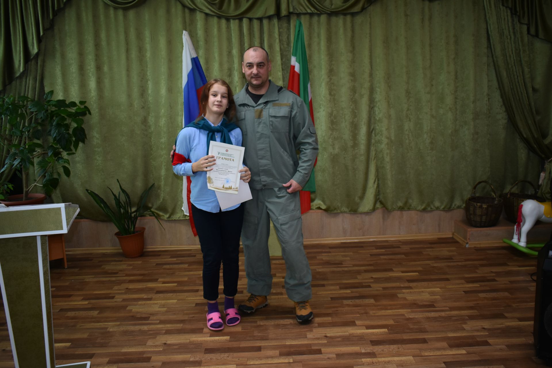 Сотрудник заказника «Спасский» встретился с учениками Болгарской школы-интерната для детей с ОВЗ