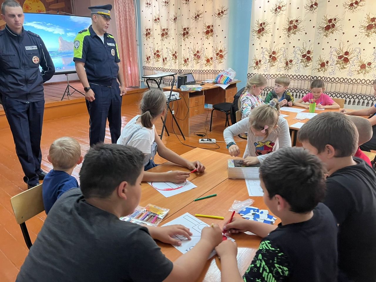 Сотрудники Госавтоинспекции провели мероприятие в Кузнечихинской средней школе