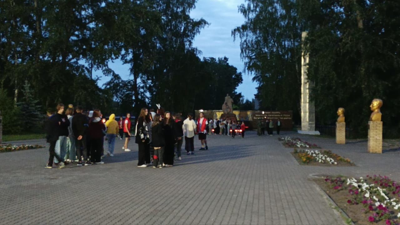 В Болгаре прошëл митинг "Свеча памяти"