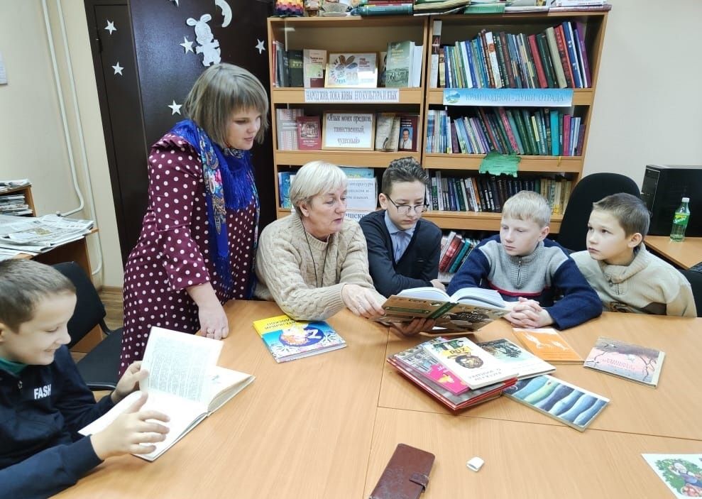 В Иж-Борискинской библиотеке проведён час защиты Земли