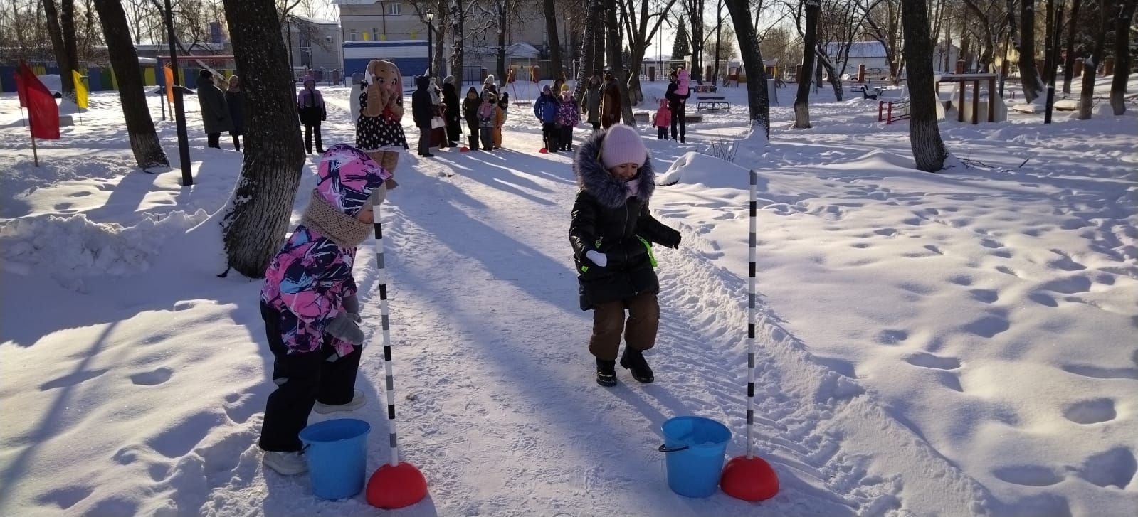 В центральном парке Болгара прошли «Зимние забавы»