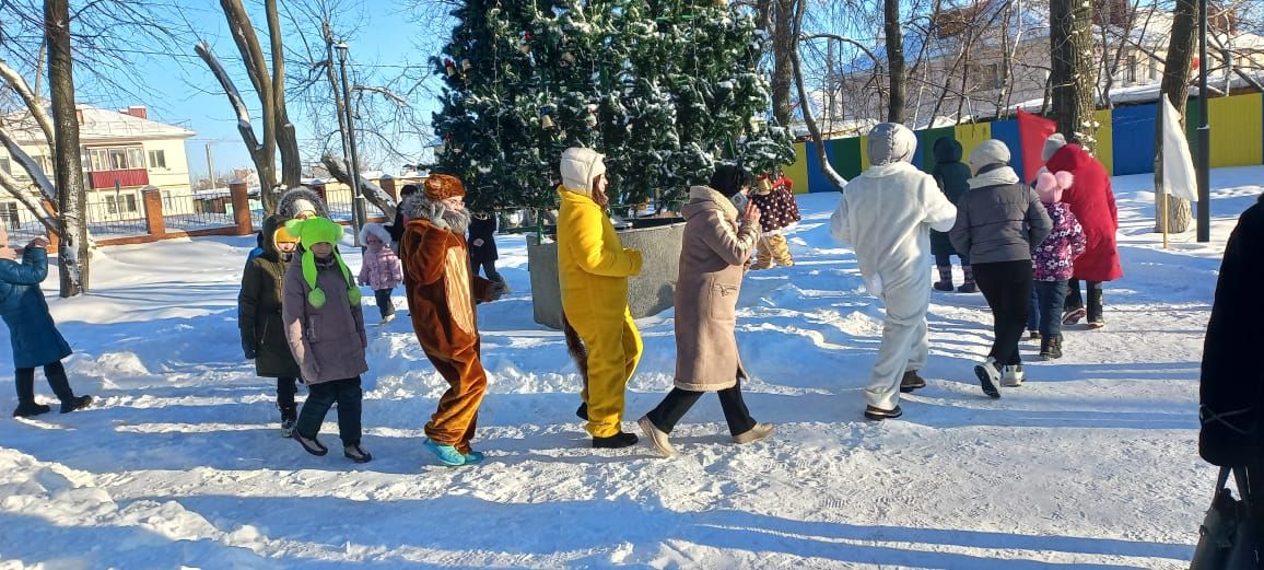 В центральном парке Болгара прошли «Зимние забавы»