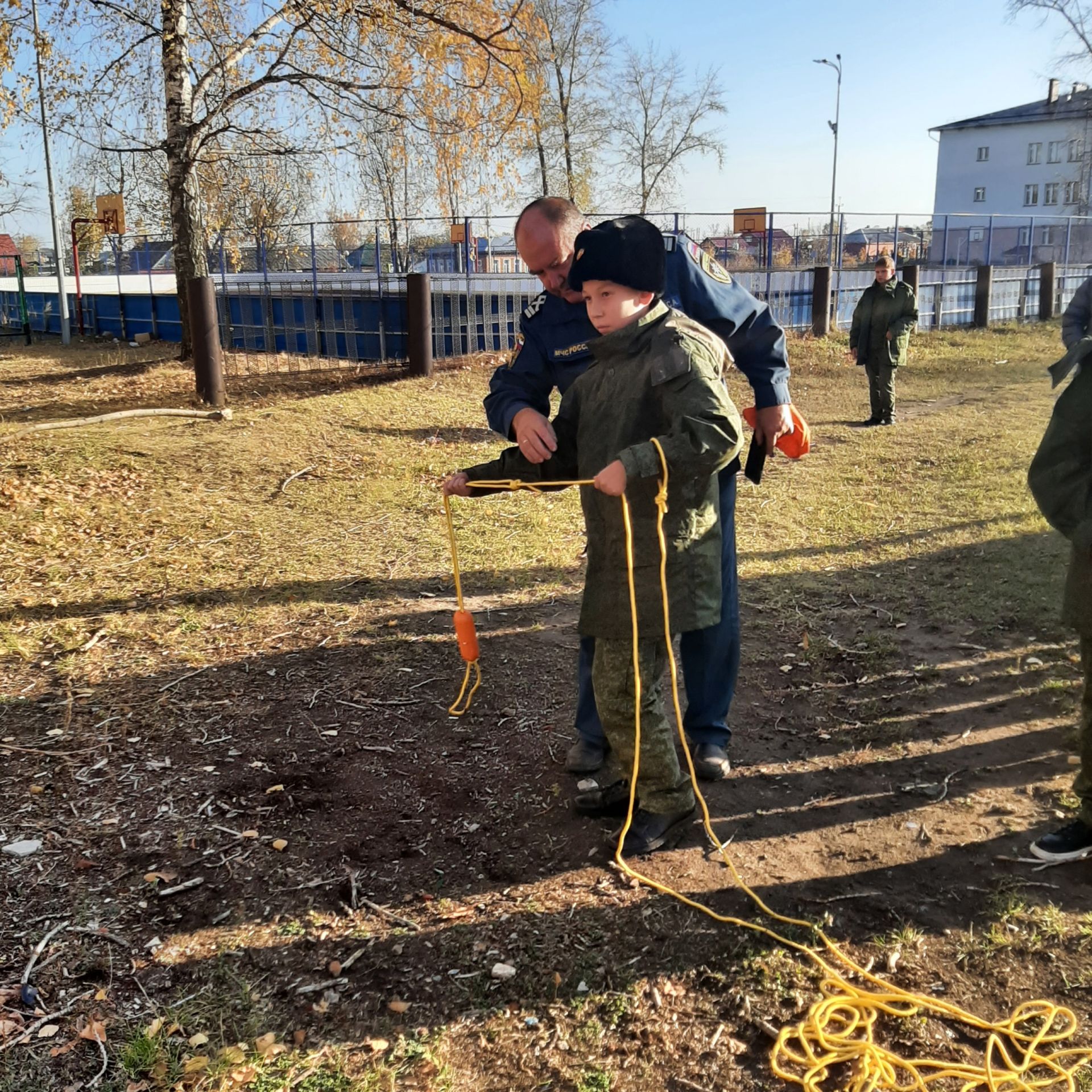 Пятиклассников-кадетов посетил Госинспектор МЧС