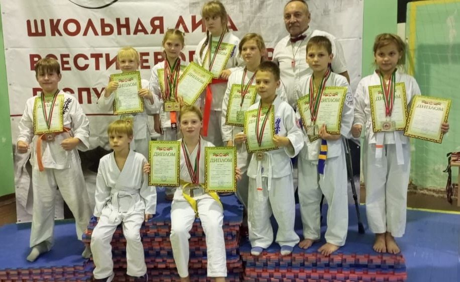 Спасские каратисты завоевали 17 медалей в Казани
