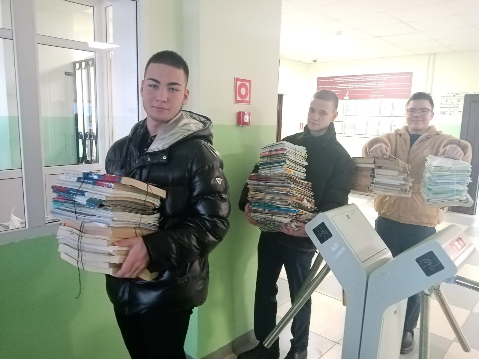 В Спасском районе проводится сбор макулатуры