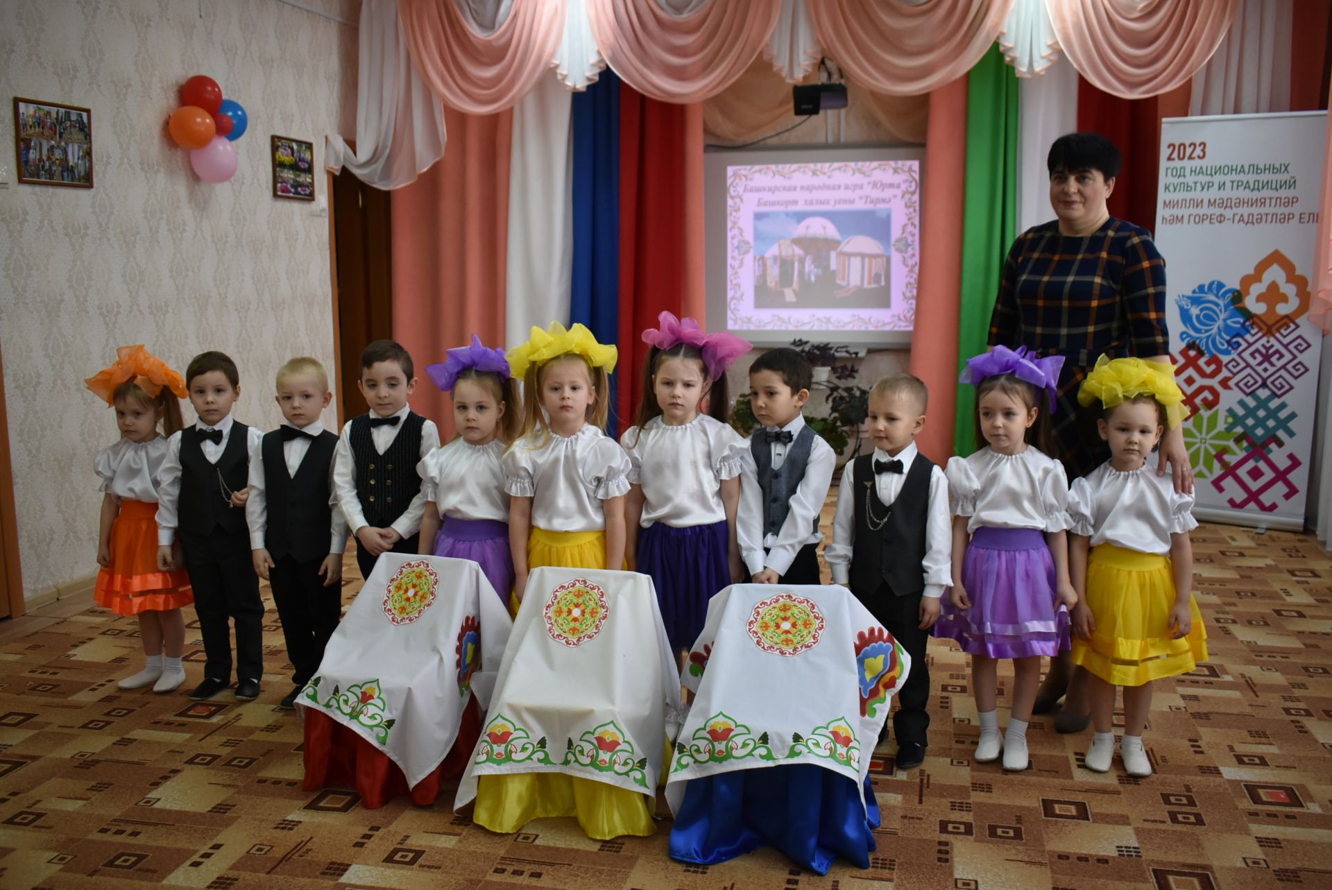 В детском саду «Колосок» прошёл праздничный концерт «Мелодия родного языка»