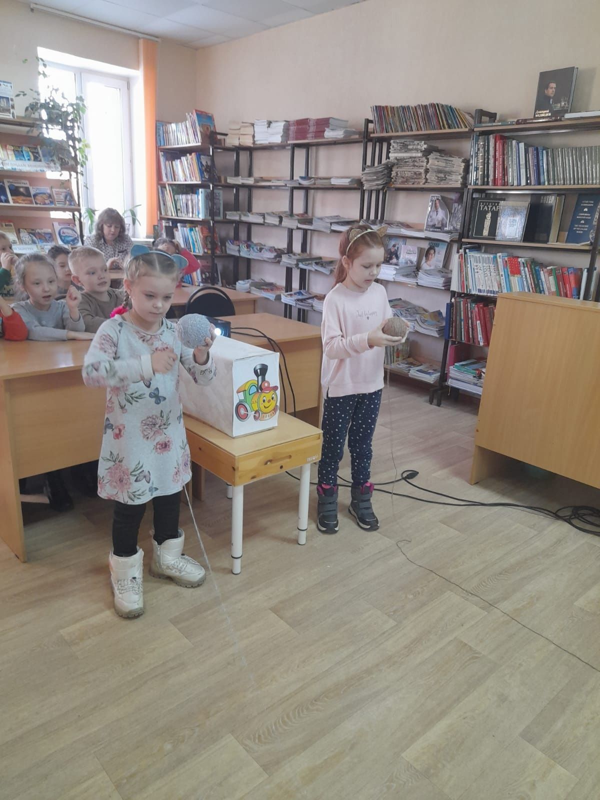 Объединение «Клуб юного читателя» посетили детскую библиотеку Болгара