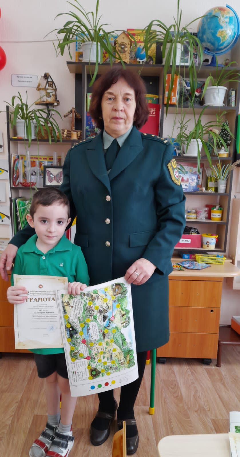 Сотрудник заказника «Спасский» провела для детей детского сада «Колосок» новое мероприятие «Животные нашего леса»