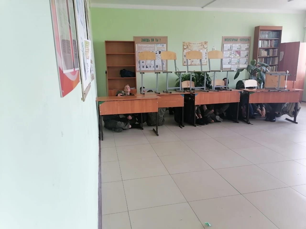 В Болгарской кадетской школе-интернате им. П.А. Карпова прошла тренировка по антитеррористической безопасности