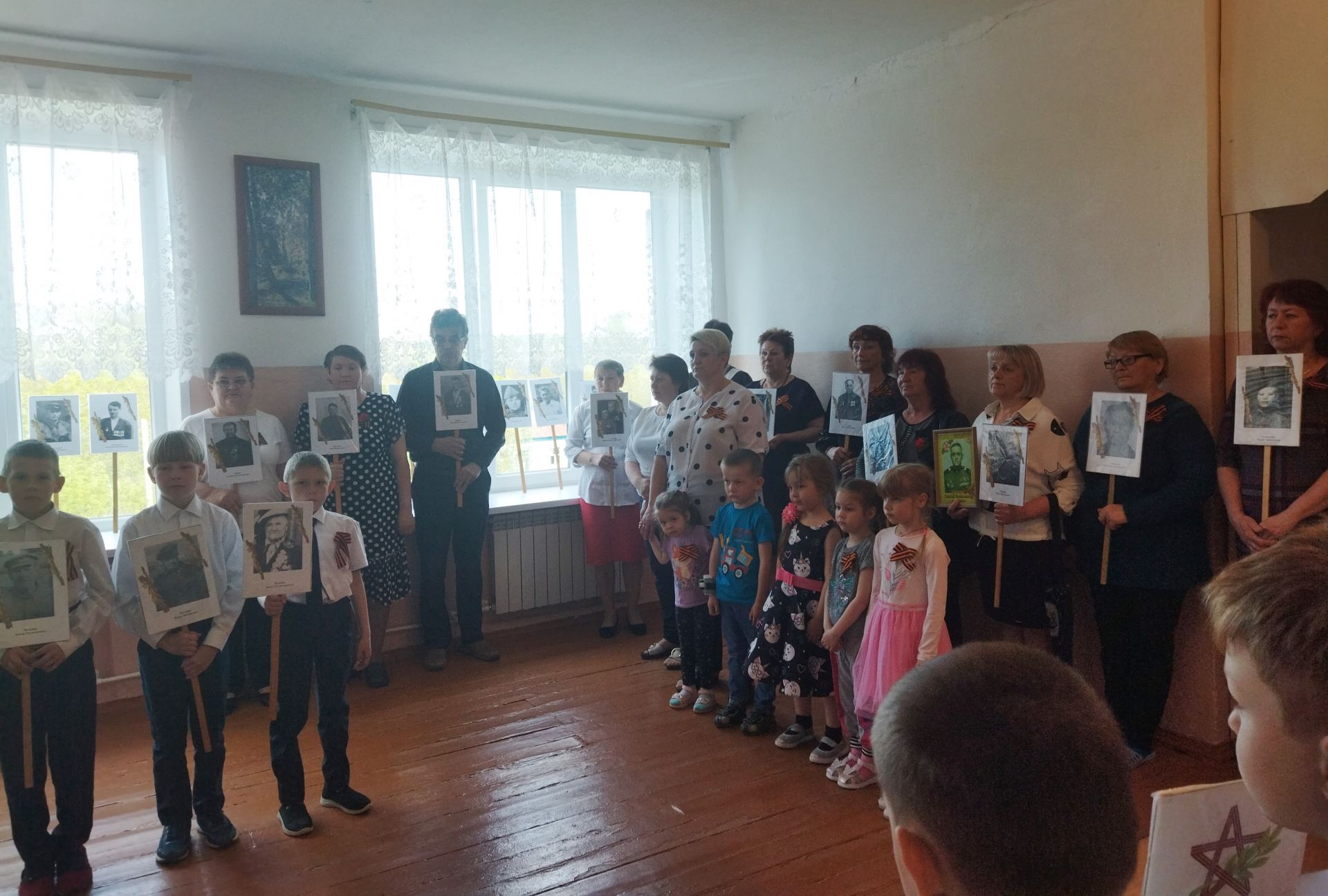 В преддверии Дня Победы в Кузнечихинской школе прошло патриотическое мероприятие