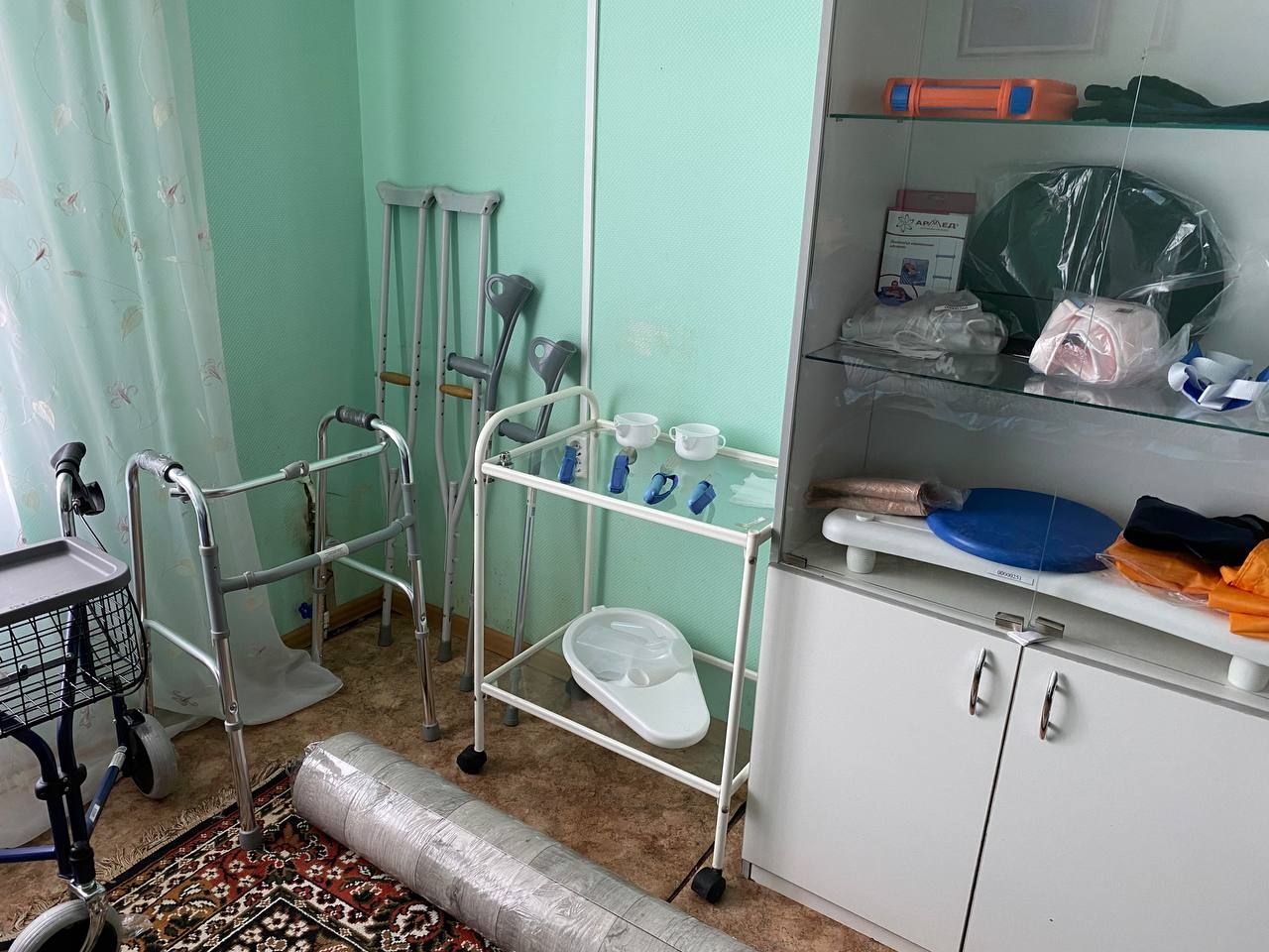 Сотрудники Спасского отдела социального обслуживания «Рассвет» провели занятия по технике реабилитации