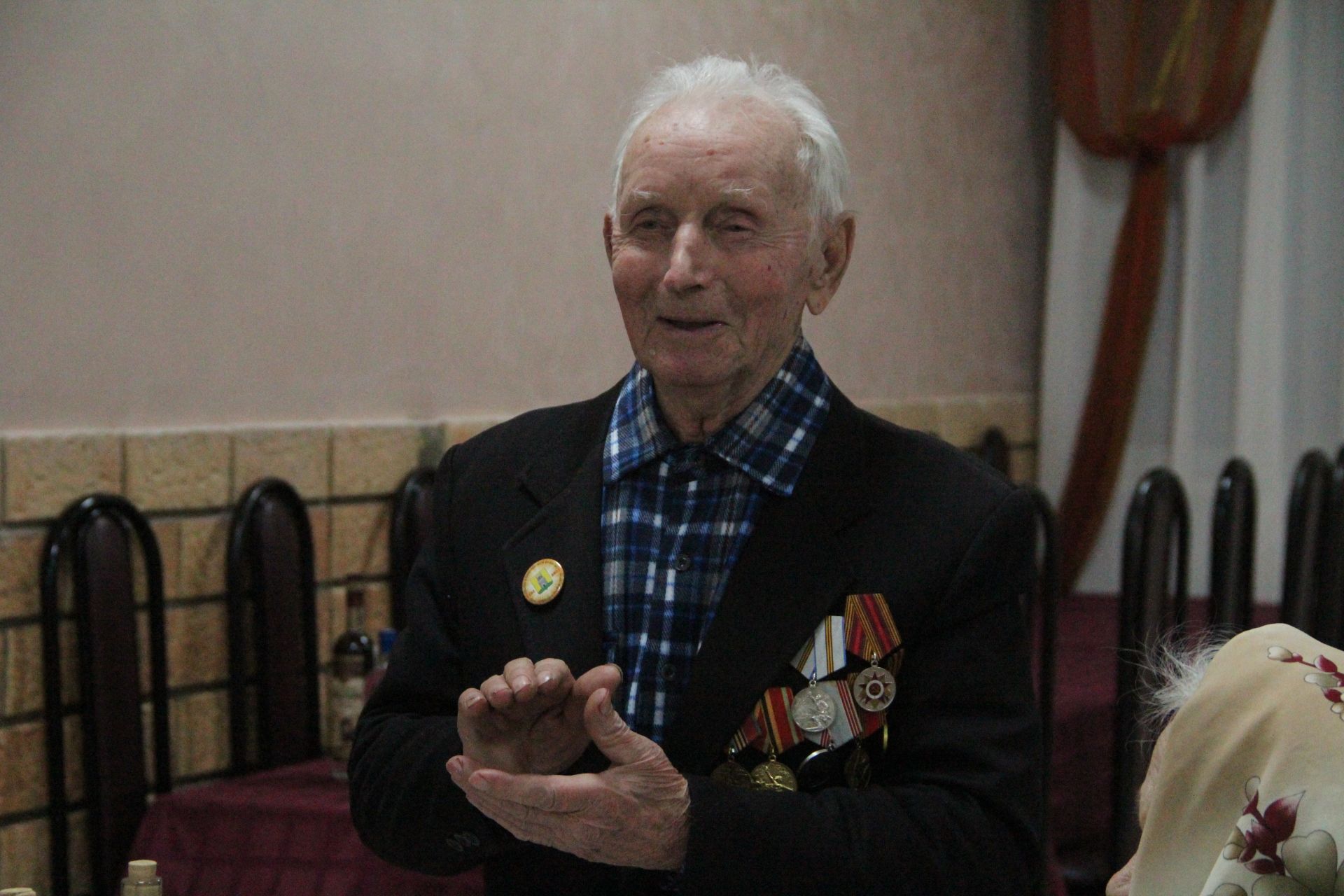 Ветеран Иван Павлович Устин отметил 95-летний юбилей