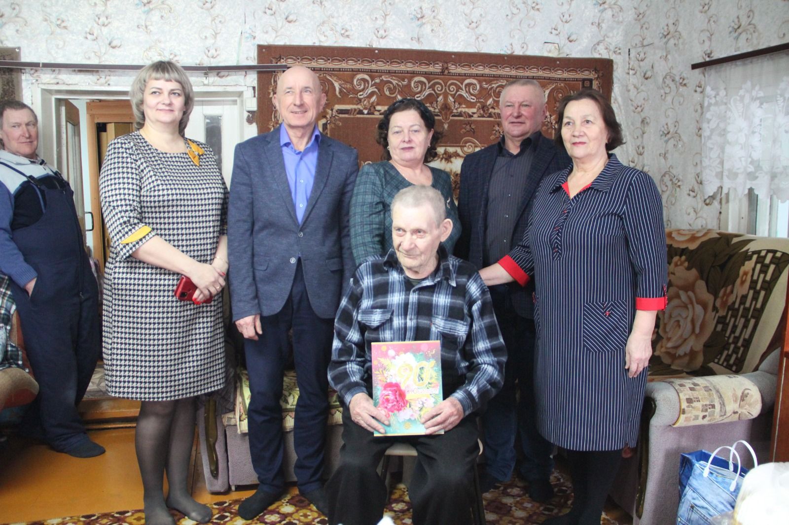 90-летний юбилей отметил житель села Полянки