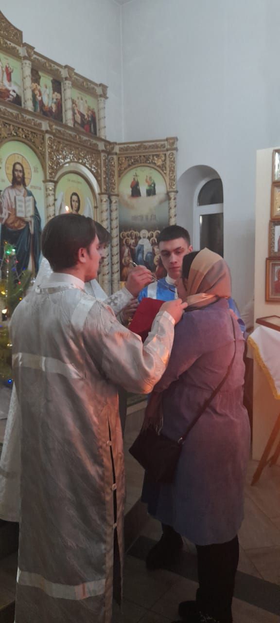 Православные спассцы встретили Рождество Христово