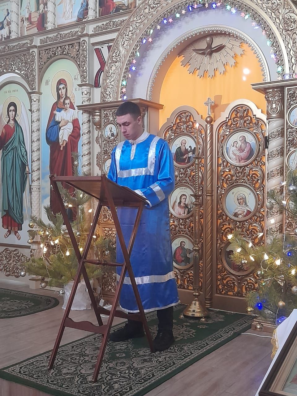 Православные спассцы встретили Рождество Христово
