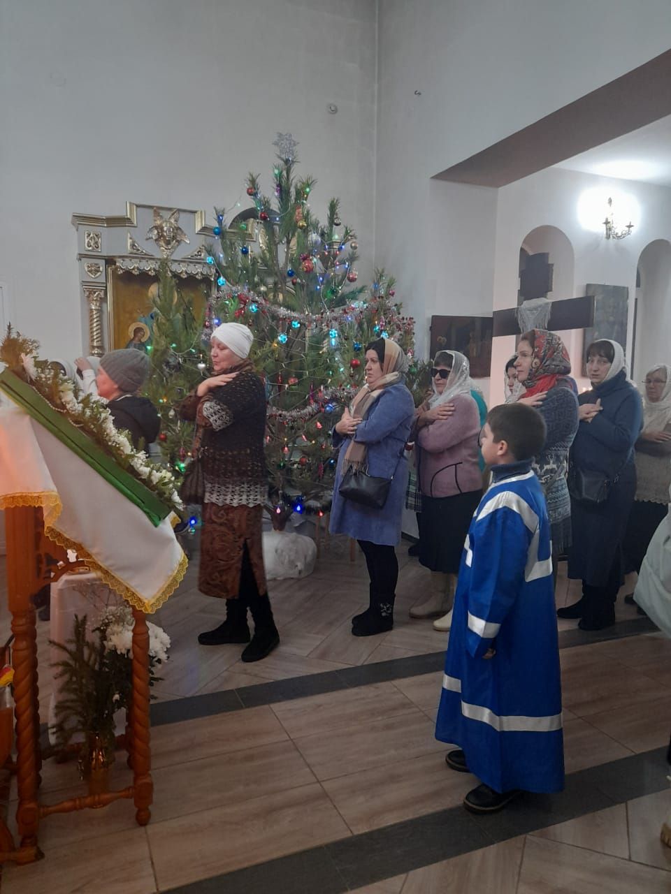 Православные спассцы встретили Рождество Христово