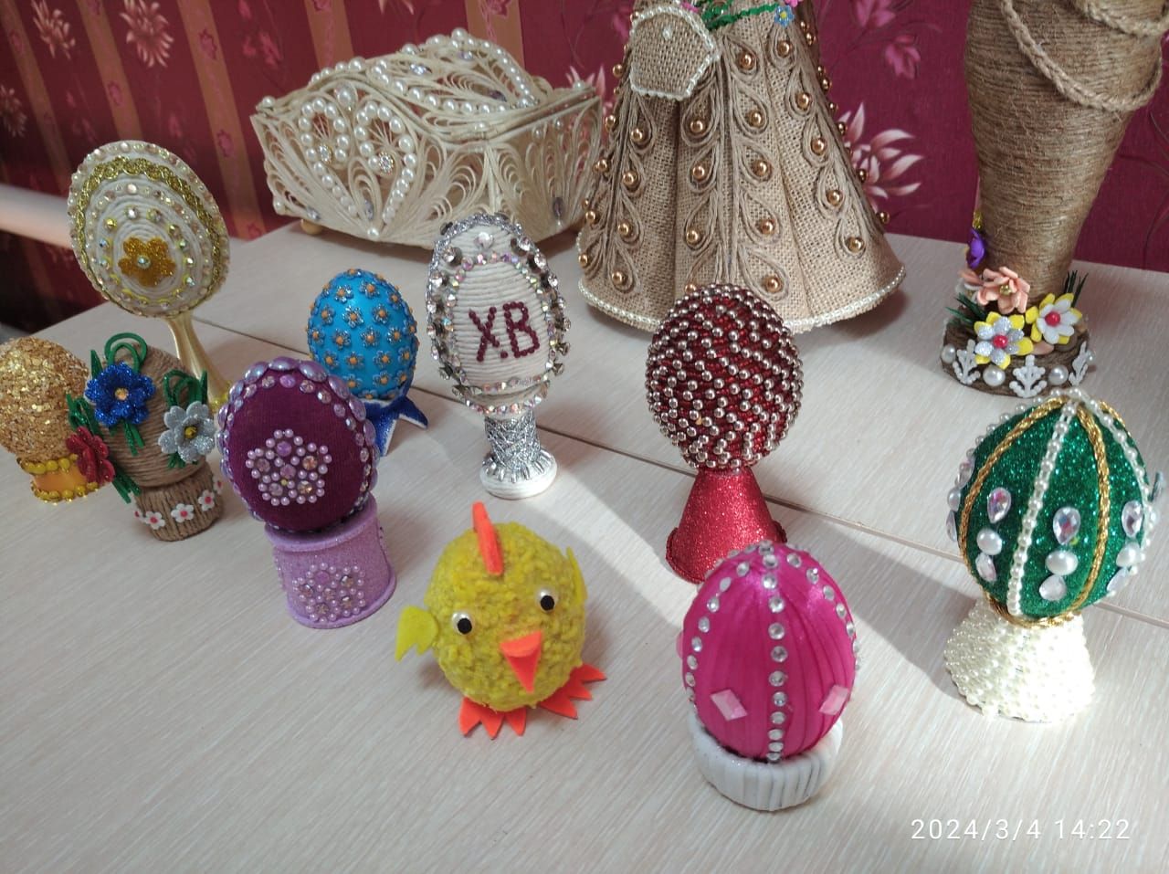 Кружевные шкатулки и яйца «Фаберже»
