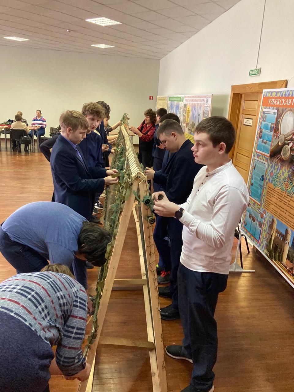 В Спасском районе возобновлена традиция плетения сетей для защитников