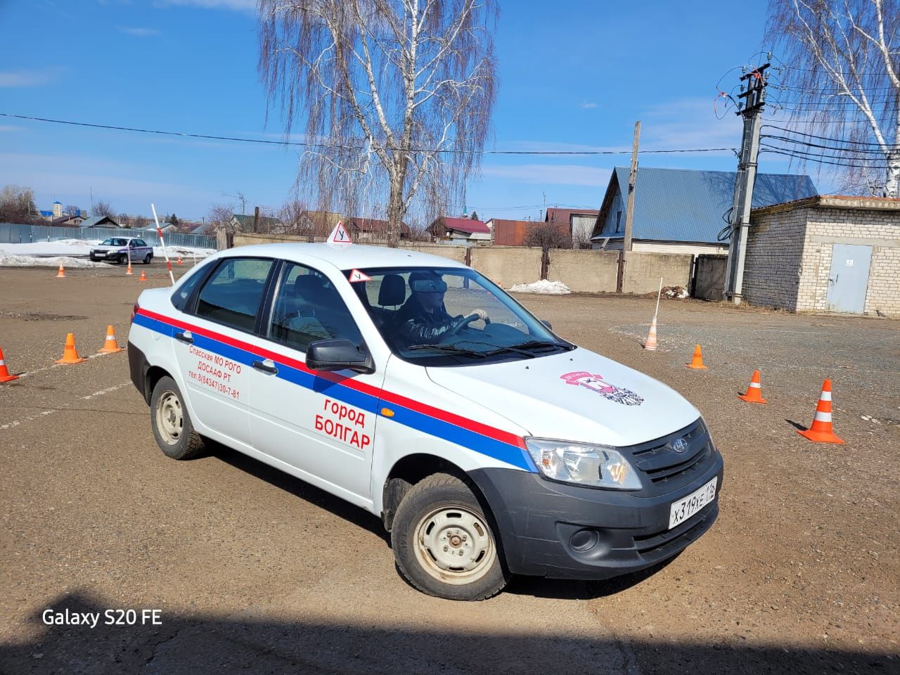 В ДОСААФ Спасского района прошёл конкурс по автомногоборью