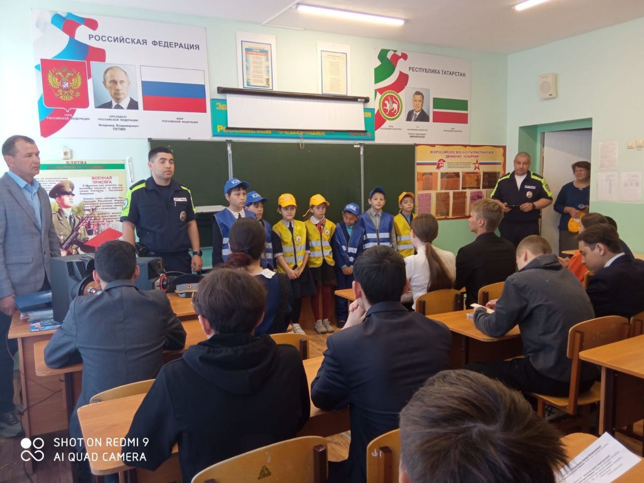 Госавтоинспекторы провели профилактическую беседу с учащимися Иске-Рязяпской и Кузнечихинской школ