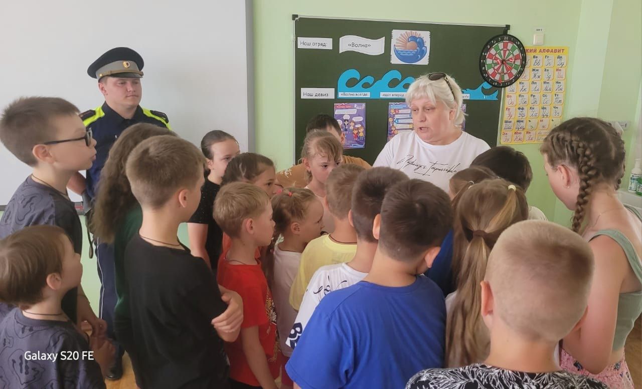 В летнем лагере «Лето Орлят» прошёл День Безопасности на дороге