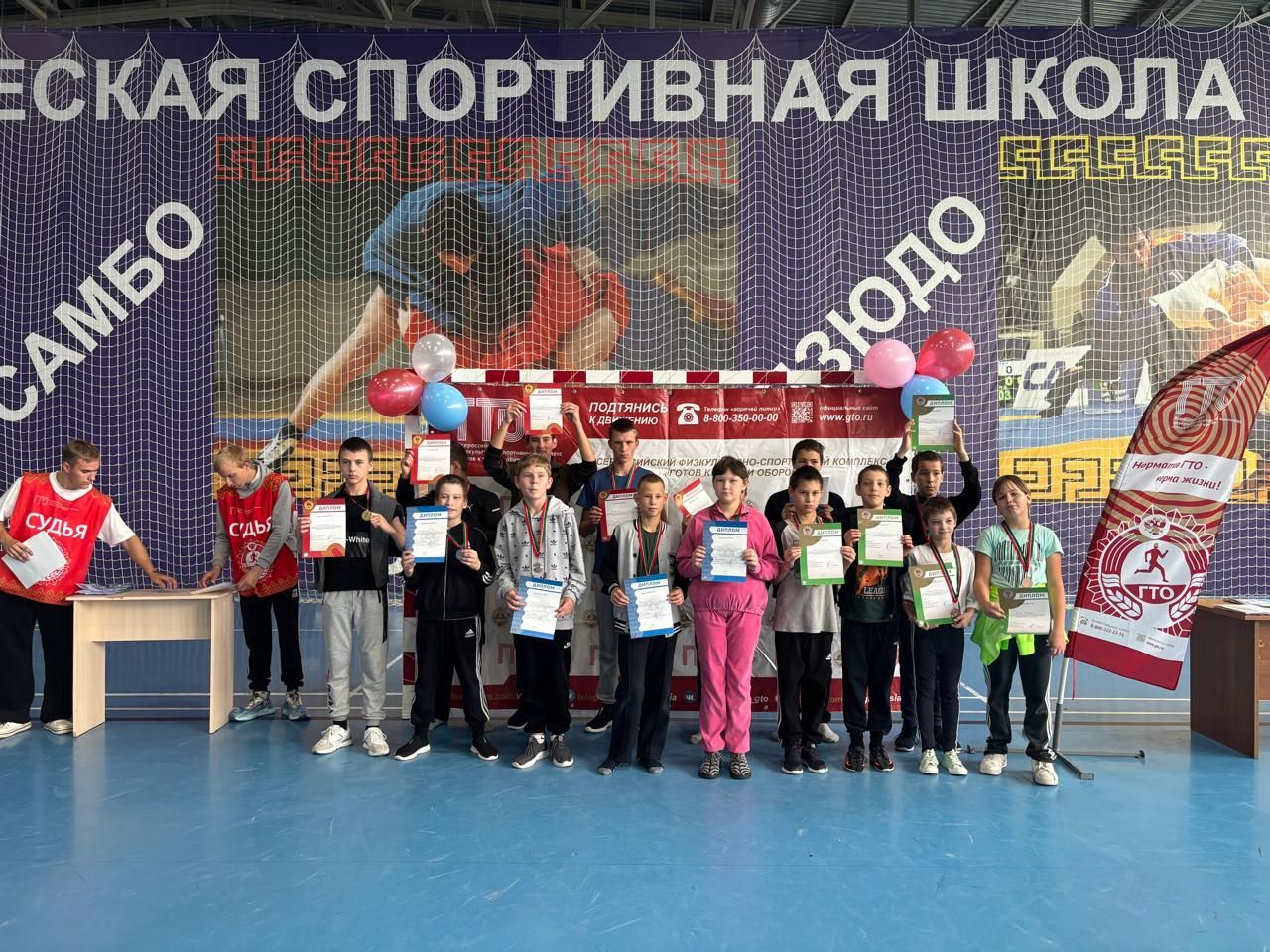На базе спортивной школы «Олимп» прошёл фестиваль ГТО